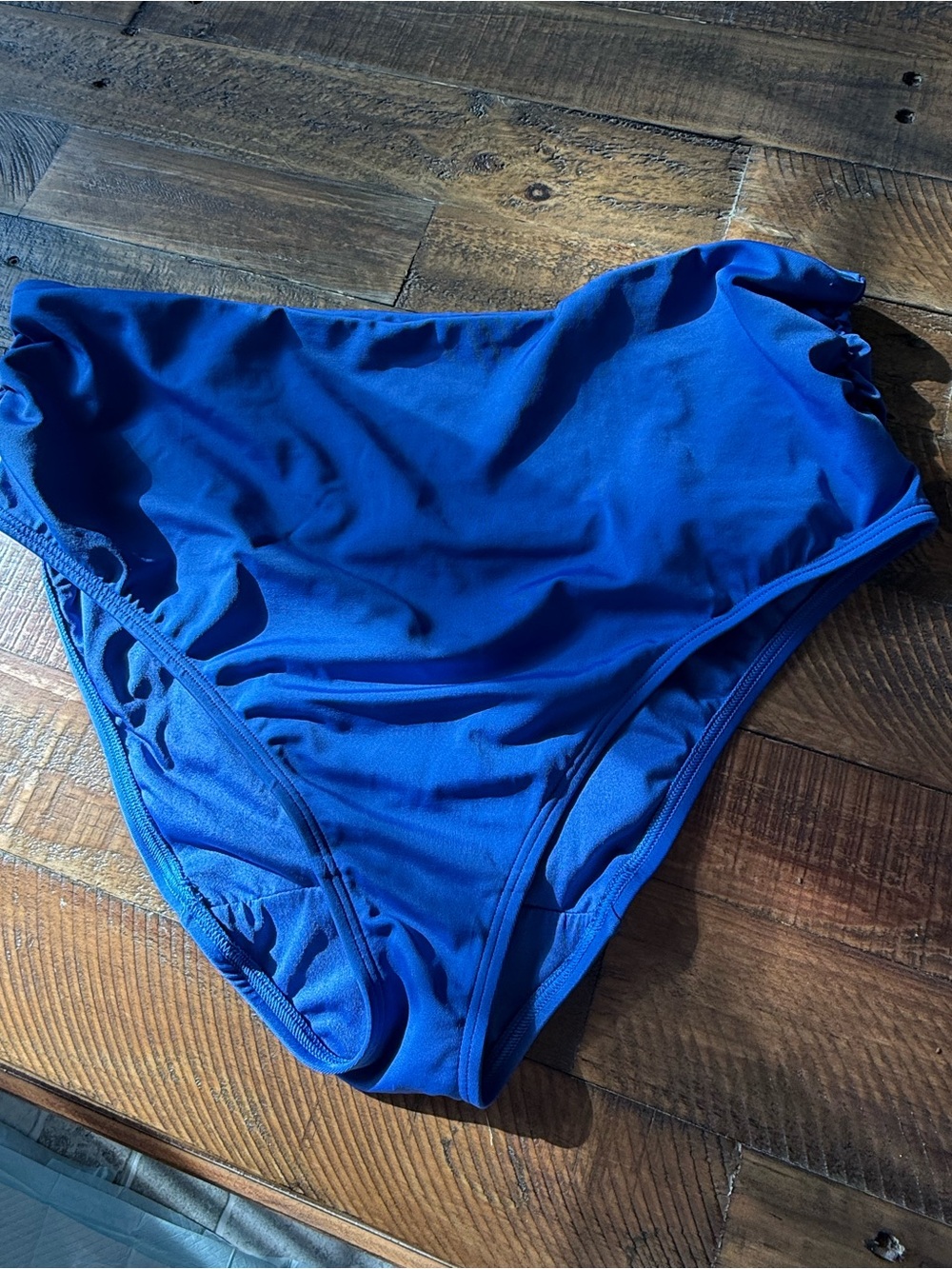 Cacique Royal Blue High-Waist Bikini Bottoms